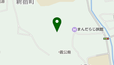 西山公園の地図画像