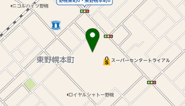 鶏笑ほっかいどう 野幌店の地図画像