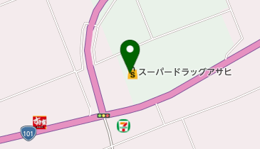 スーパードラッグアサヒ 柏店の地図画像