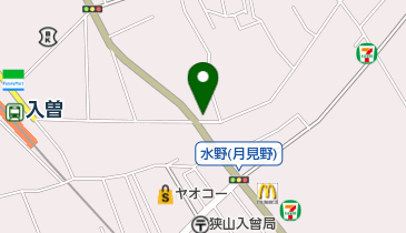 入曽地域交流センターの地図画像