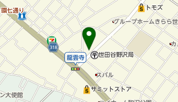 レストランえいらくの地図画像