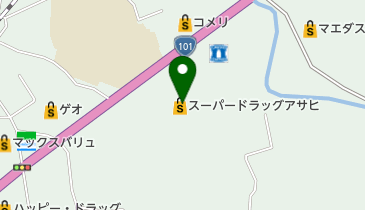 スーパードラッグアサヒ 鯵ヶ沢店の地図画像