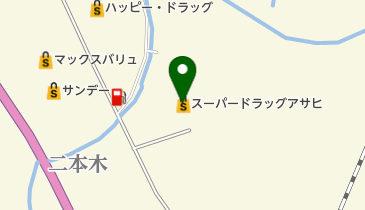 スーパードラッグアサヒ 野辺地店の地図画像