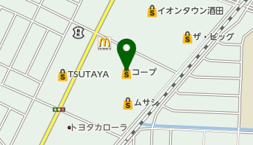 エキスパートクリーニングMercy(マーシ) こぴあコープ酒田店の地図画像