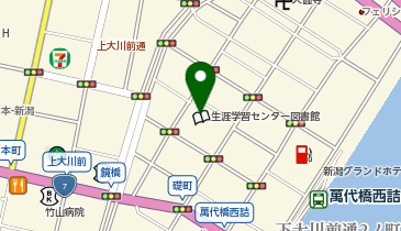 クロスパルにいがたの地図画像