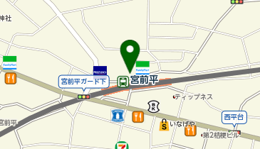 灰吹屋 宮前平店の地図画像