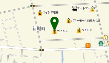 ピポパーク カインズ前橋みなみモール店の地図画像