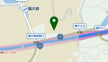 福岡大学サッカーグラウンドの地図画像