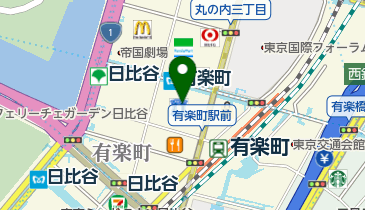 新有楽町ビルドラッグの地図画像