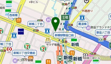 日建学院 新橋校の地図画像