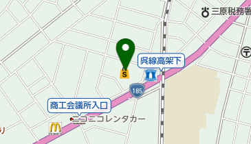 ユーホー 三原店の地図画像