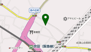 株式会社フロンティア 吹田営業所の地図画像