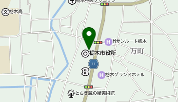 九州屋 東武栃木店の地図画像