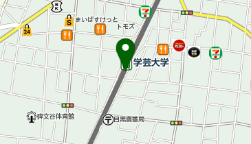 九州屋 学芸大学店の地図画像