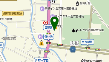 九州屋 大和金沢香林坊店の地図画像