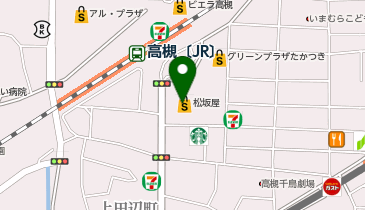 九州屋 松坂屋高槻店の地図画像