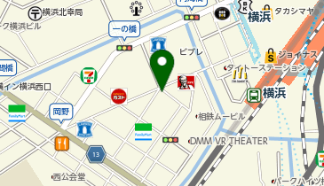 でんがな横浜南幸店の地図画像