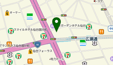 コセキカメラの地図画像