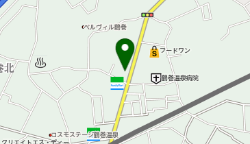 餃子の雪松 鶴巻温泉店の地図画像