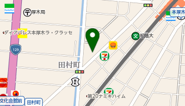 餃子の雪松 厚木店の地図画像