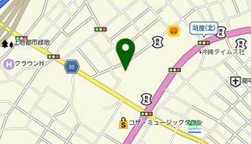 奇跡の手羽先 サラリーマン横丁 コザ一番街店の地図画像