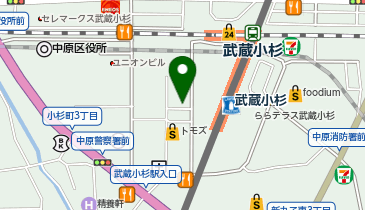 TBC 武蔵小杉店の地図画像