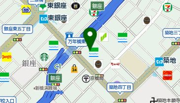 KOMEDA is(コメダ イズ)東銀座店の地図画像