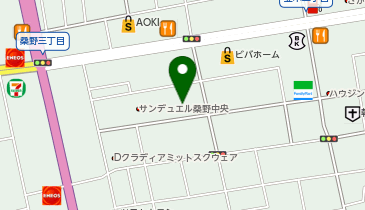 建デポ 郡山桑野店の地図画像