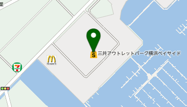 BAYSIDE ROASTERY COFFEE(ベイサイド ロースタリー コーヒー) 三井アウトレットパーク横浜ベイサイド店の地図画像