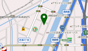 Dhc中央物流センター 港区 社会関連 105 0023 の地図 アクセス 地点情報 Navitime