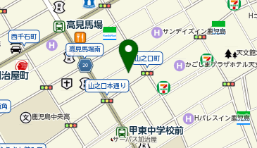 想咲鉄板 薩摩の地図画像