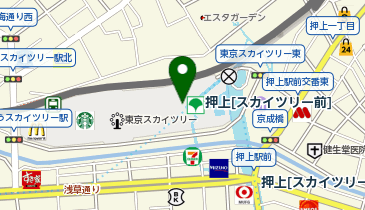 江戸東京寿し常 東京ソラマチ店の地図画像