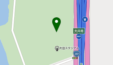 大井ホッケー競技場 サウスピッチの地図画像