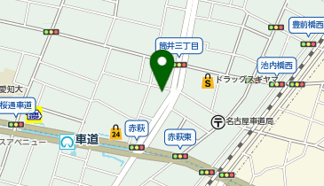 鶏そば天翔の地図画像