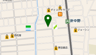 あじむどり 針中野店の地図画像