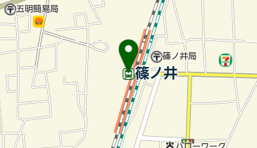 JR東日本 篠ノ井駅みどりの窓口の地図画像