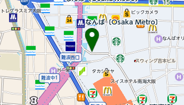 たんす屋NAMBAなんなん店の地図画像