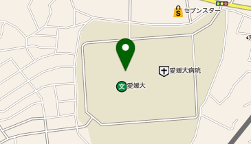 愛媛大学学術支援センター 病態機能解析部門の地図画像