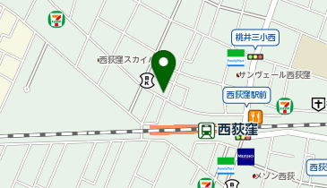 ぎょうざ宝舞 西荻窪店の地図画像