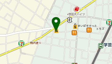 イオンリカー学芸大学店の地図画像