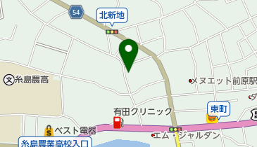 山下食品の地図画像