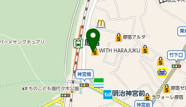 SEIKO PROSPEX BOUTIQUE WITH HARAJUKU(セイコープロスペックスブティックウィズ原宿)の地図画像