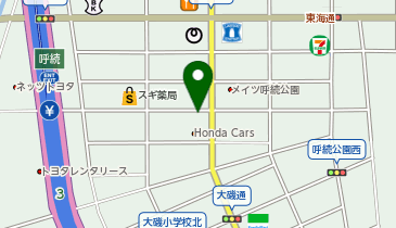 アクアスポット モンガラの地図画像