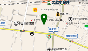 SOCOLA(ソコラ)武蔵小金井クロスの地図画像