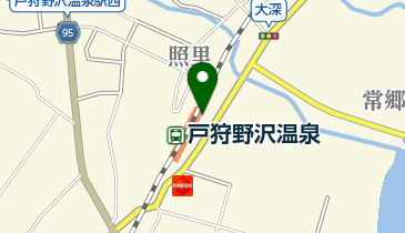 JR東日本 戸狩野沢温泉駅みどりの窓口の地図画像