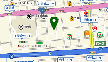 銀シャリ 原始焼き 食堂 ロビン 錦糸町店の地図画像