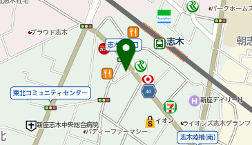 志木商店の地図画像