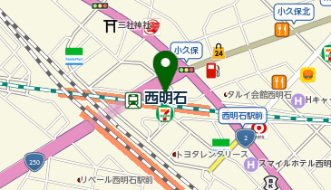 淡路屋 JR西明石駅店の地図画像