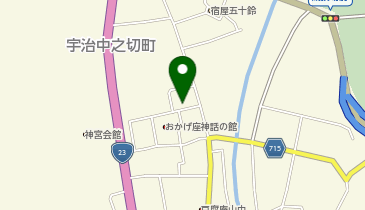 横丁いかだ荘の地図画像