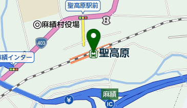 JR東日本 聖高原駅みどりの窓口の地図画像